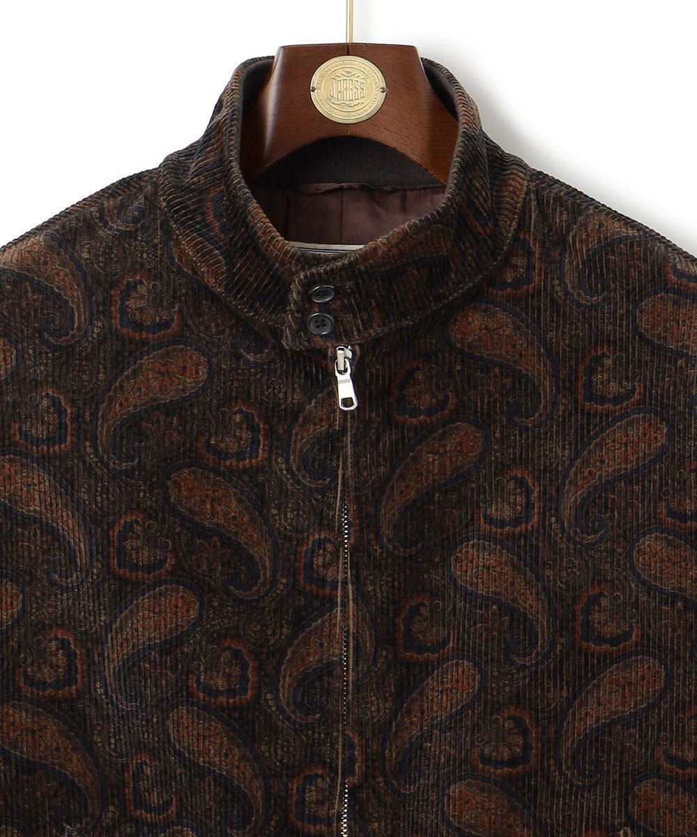 J.PRESS MEN ペイズリープリント コーデュロイ ゴルフジャケット 