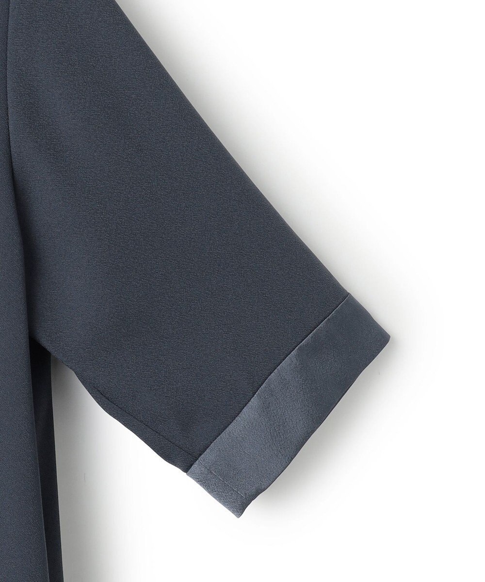 ICB 【先行予約】 FluidBackSatin シャツワンピース 