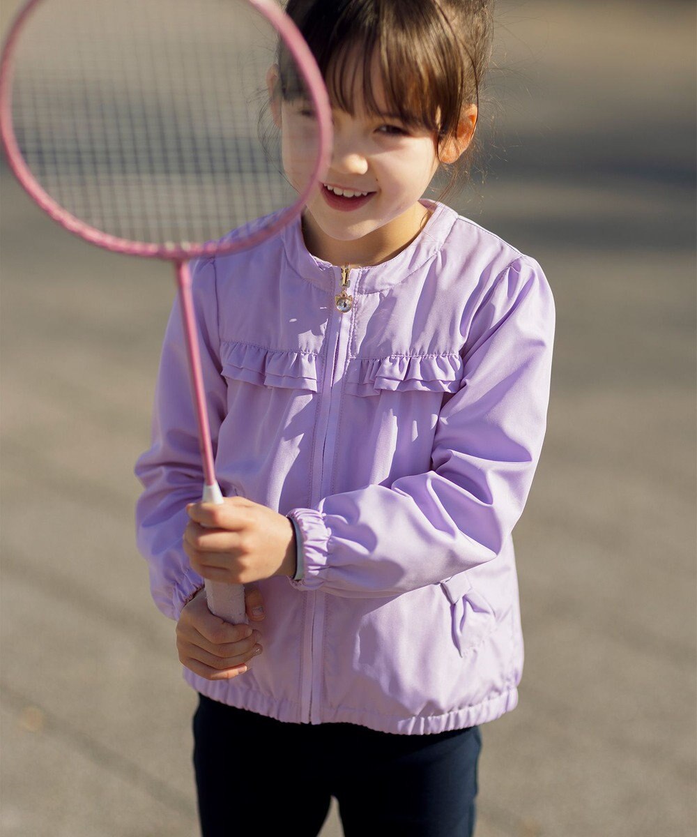ANY KIDS 裾リボンストレート パンツ 