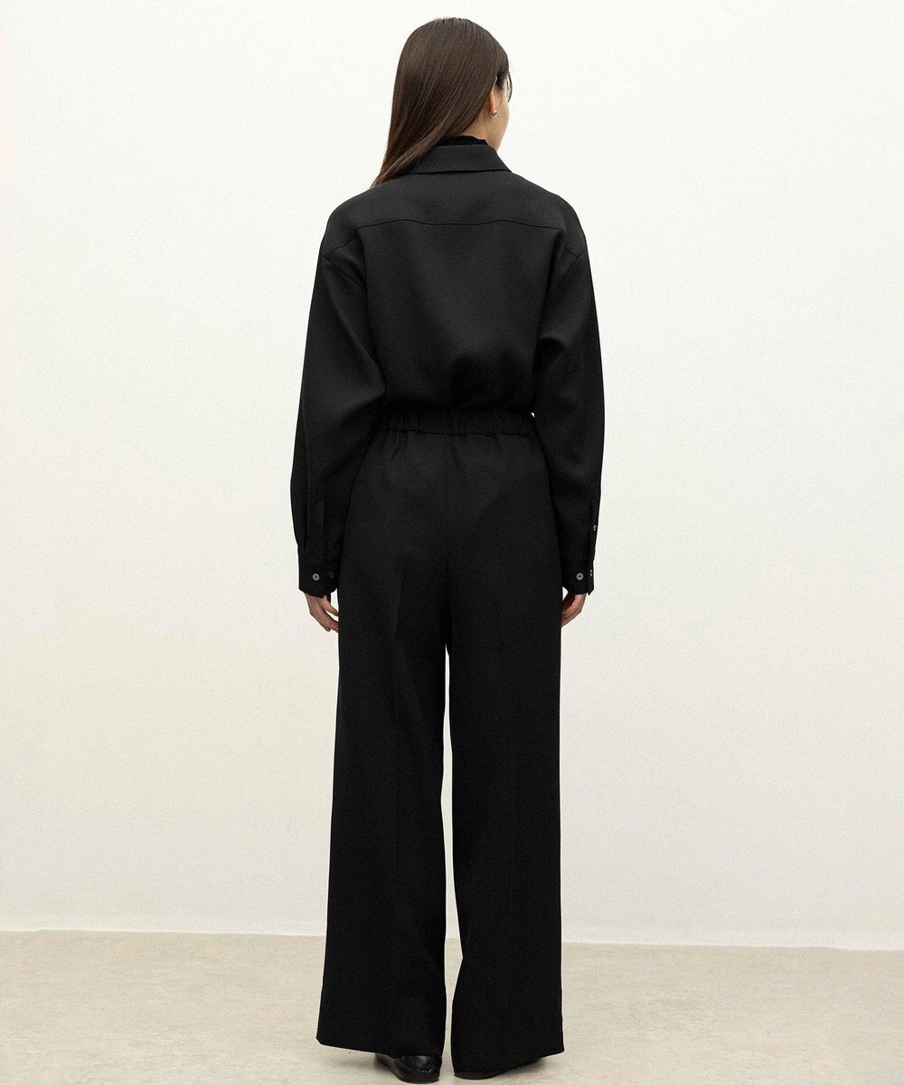 NAVE 【ReNAVE】ウォッシャブルツイル ワイドタックパンツ 