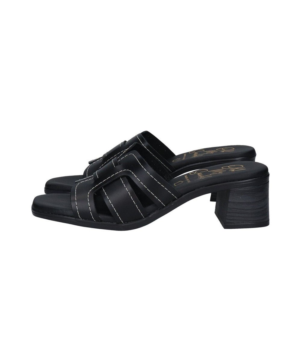 INTER-CHAUSSURES 【Oh my Sandals】チャンキーヒールレザーサンダル 