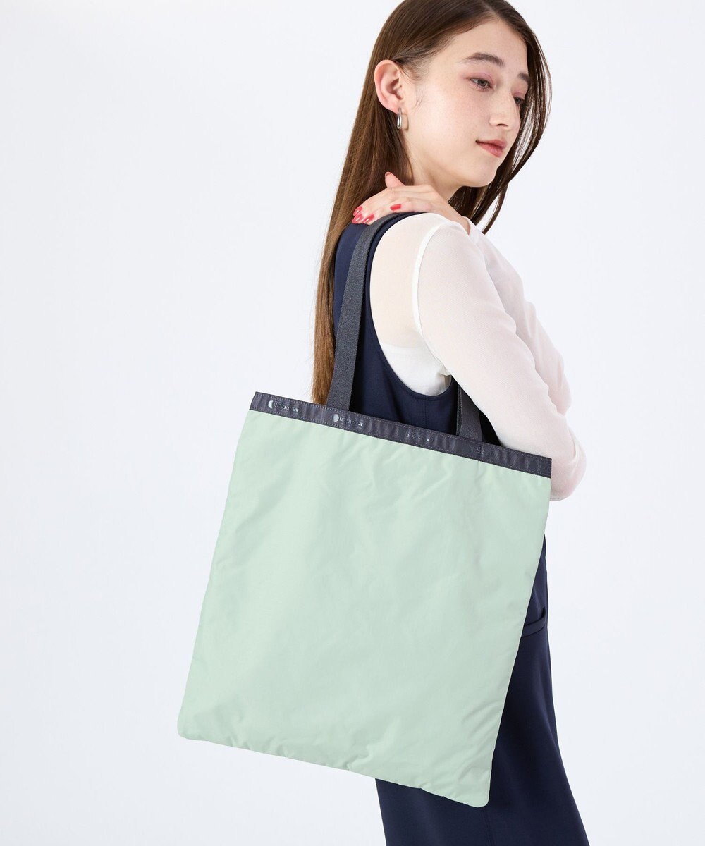LeSportsac LARGE EMERALD TOTE/フロスティグリーン/サンダー 