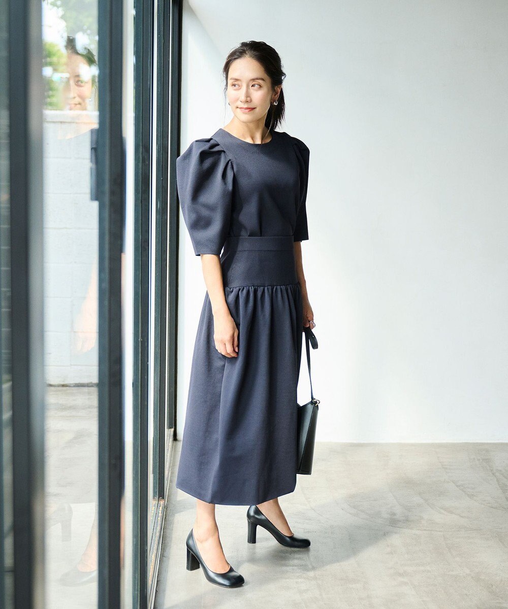 #Newans 【セレモニーにも】パフスリーブニット 