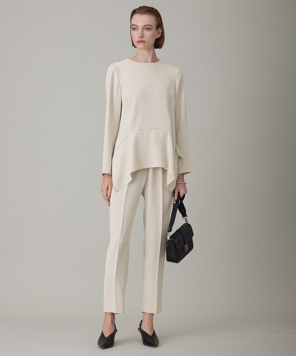 ICB 【洗える】 ライトダブルクロス ドロストパンツ 