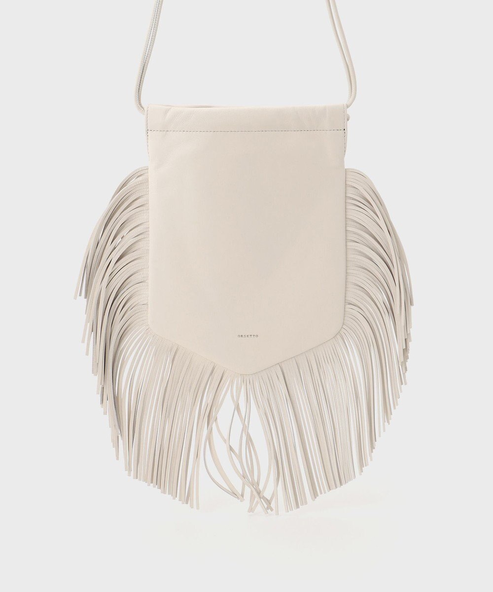 GRACE CONTINENTAL ORSETTO フリンジバッグ 
