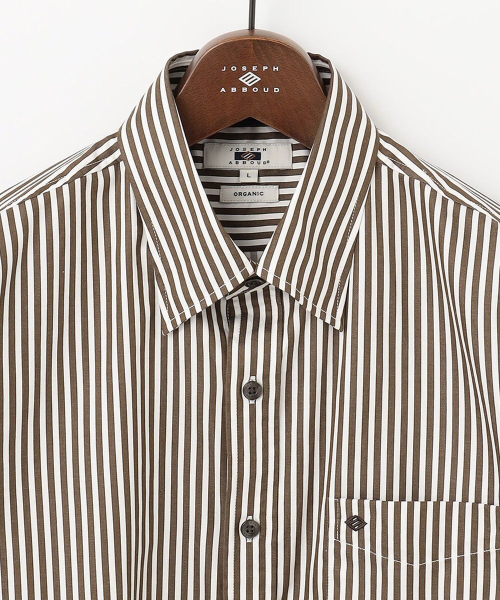 JOSEPH ABBOUD オーガニックコットンロンドンストライプ シャツ 