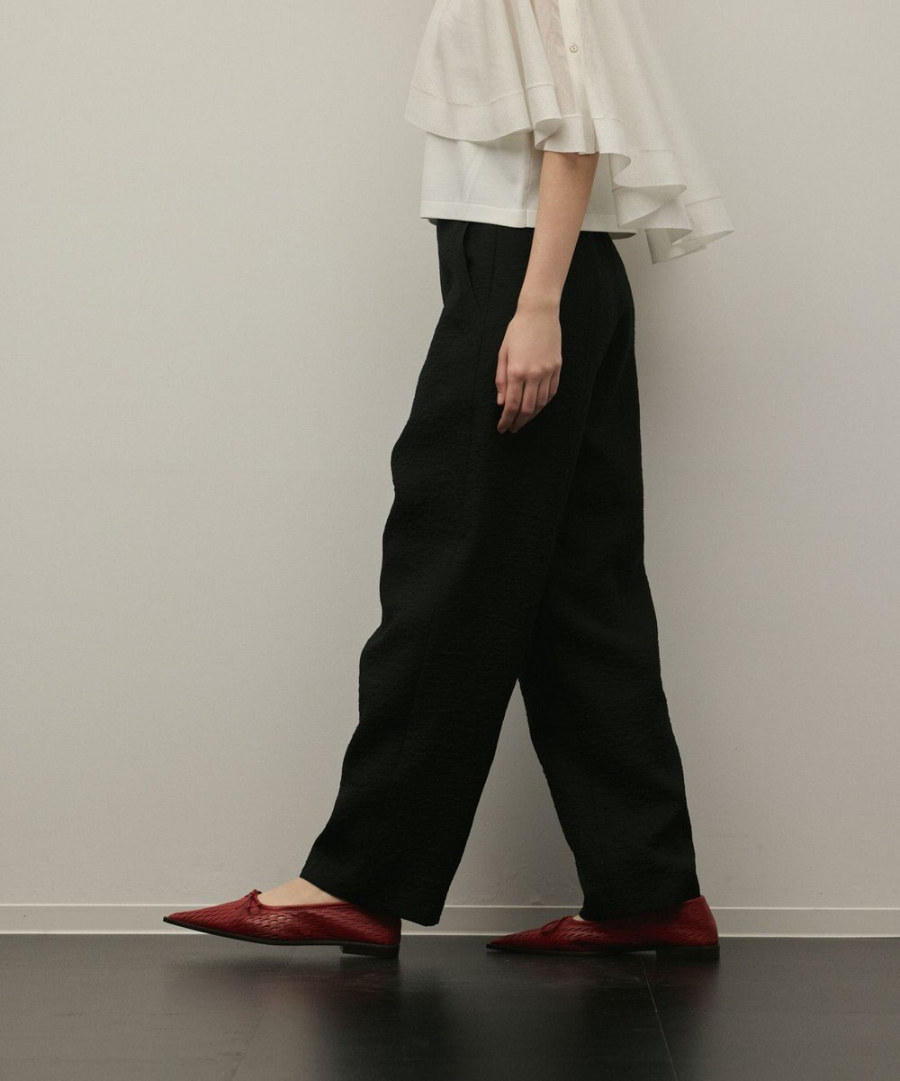 GRACE CONTINENTAL オーガンジージャガードパンツ 