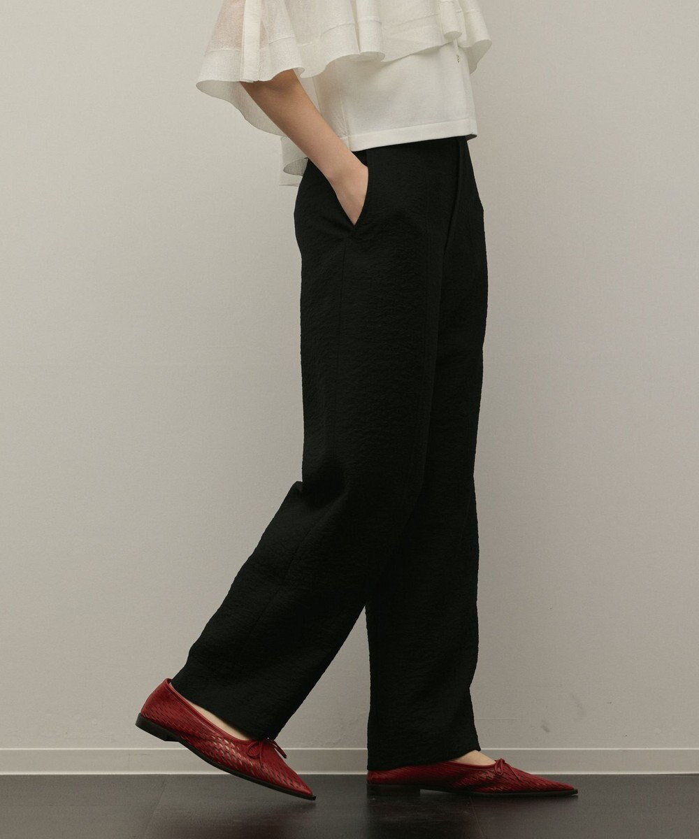 GRACE CONTINENTAL オーガンジージャガードパンツ 