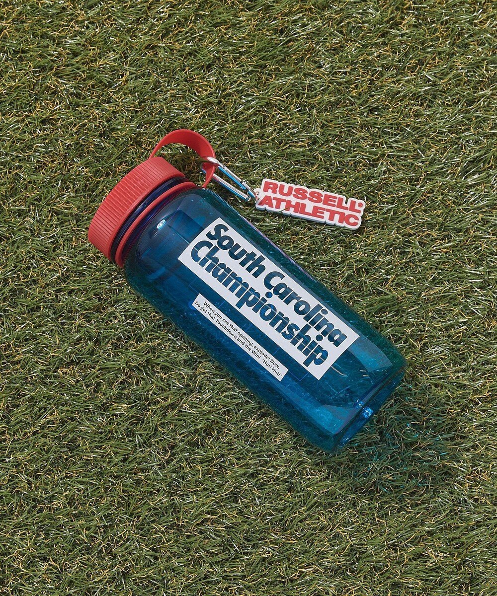 AMERICAN HOLIC 【RUSSELL】ラバーチャーム付きクリアボトル 