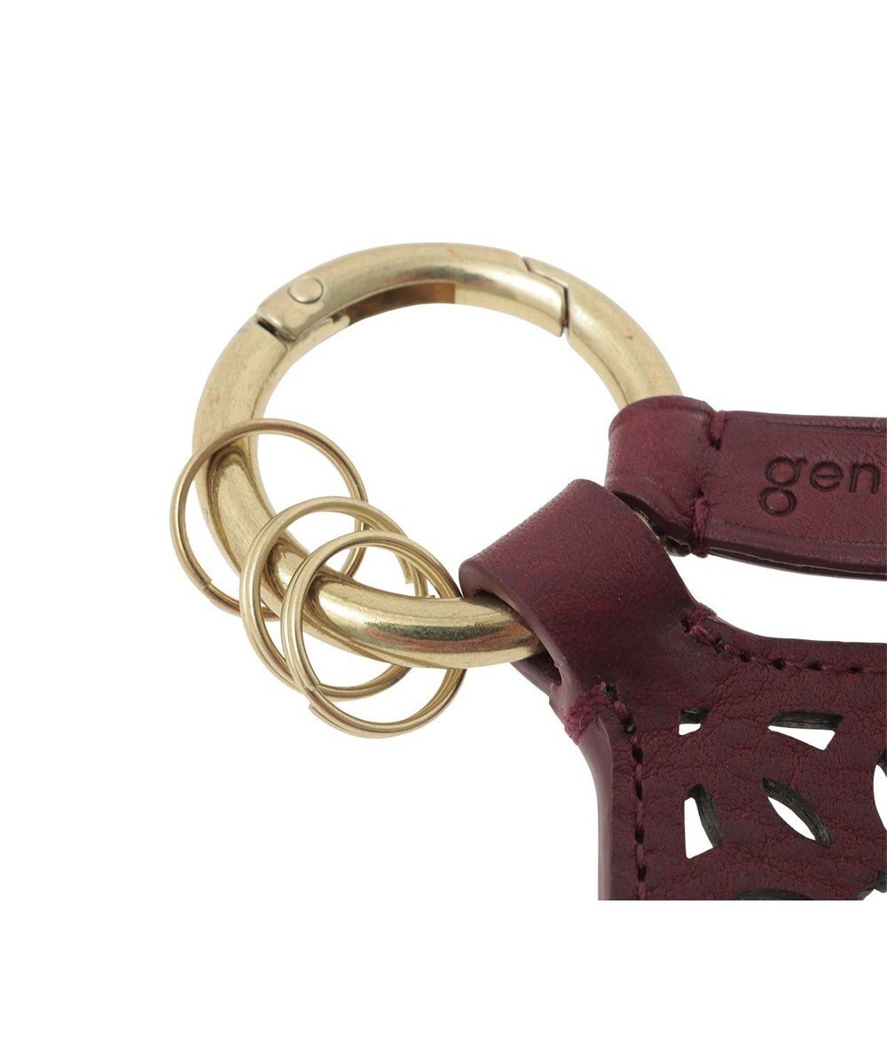 genten アーガイルカットワーク キーリング 