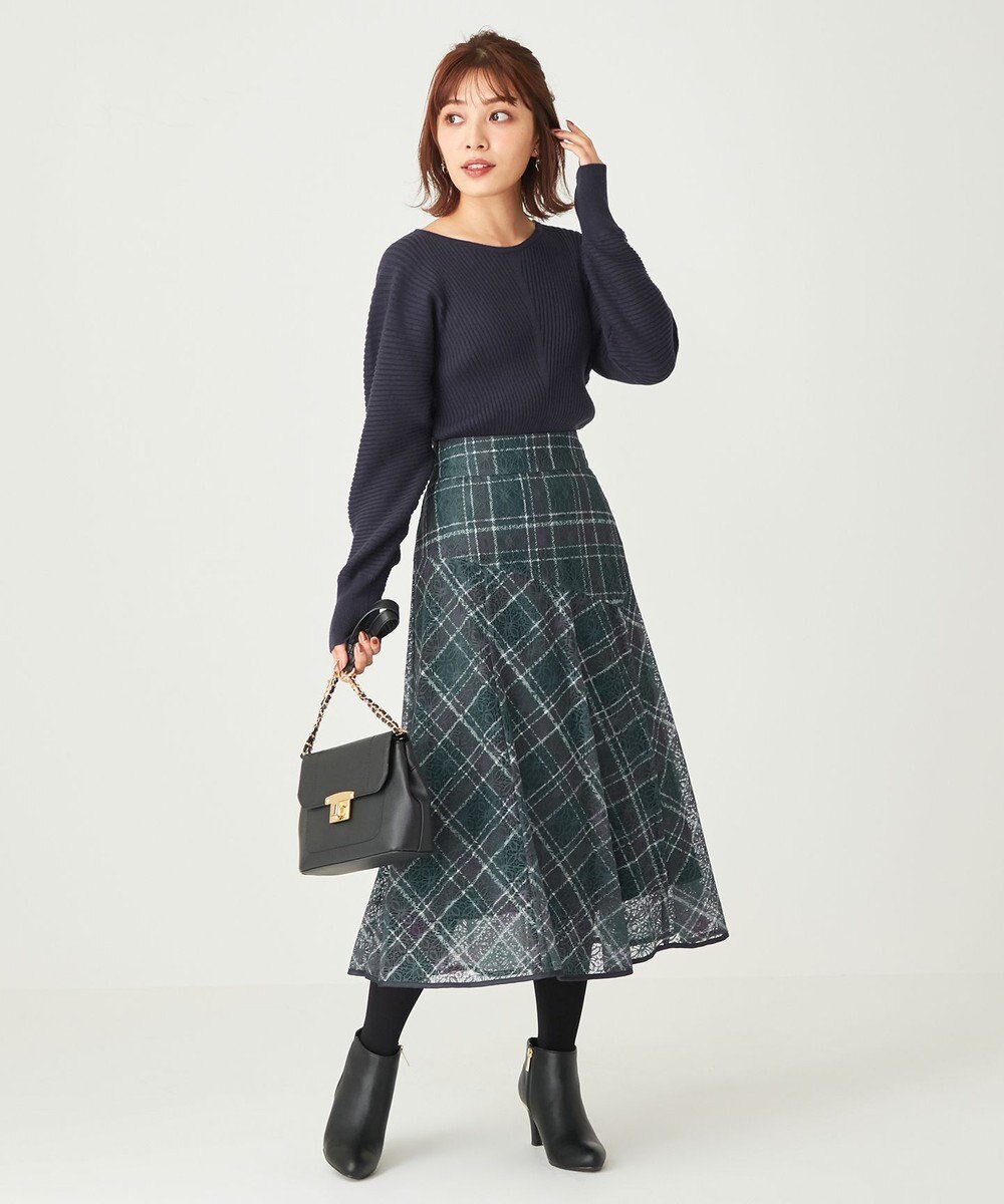 ANY SIS L 【洗える】アレンジRIB ニット 