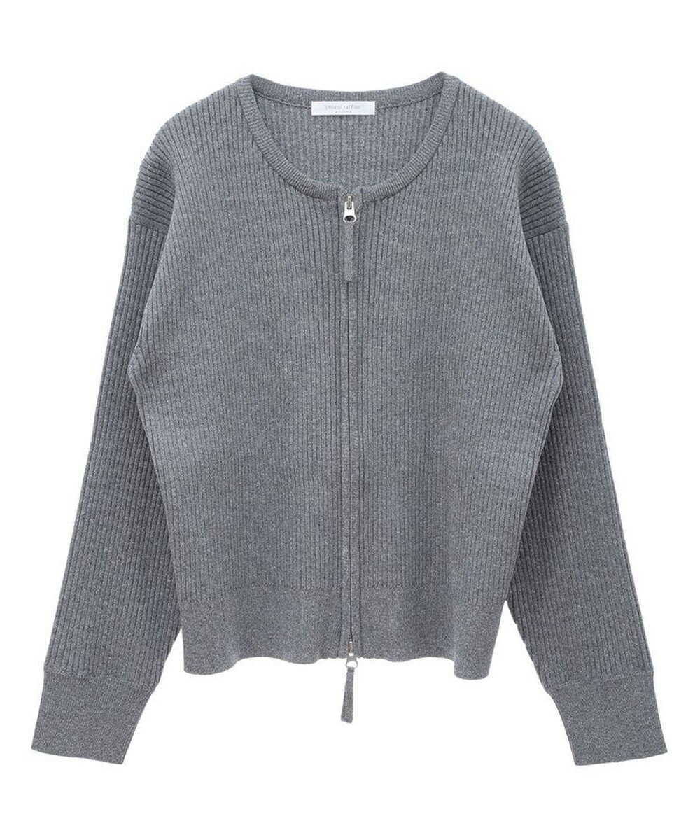 Green Parks ＺＩＰ付きニットカーディガン 