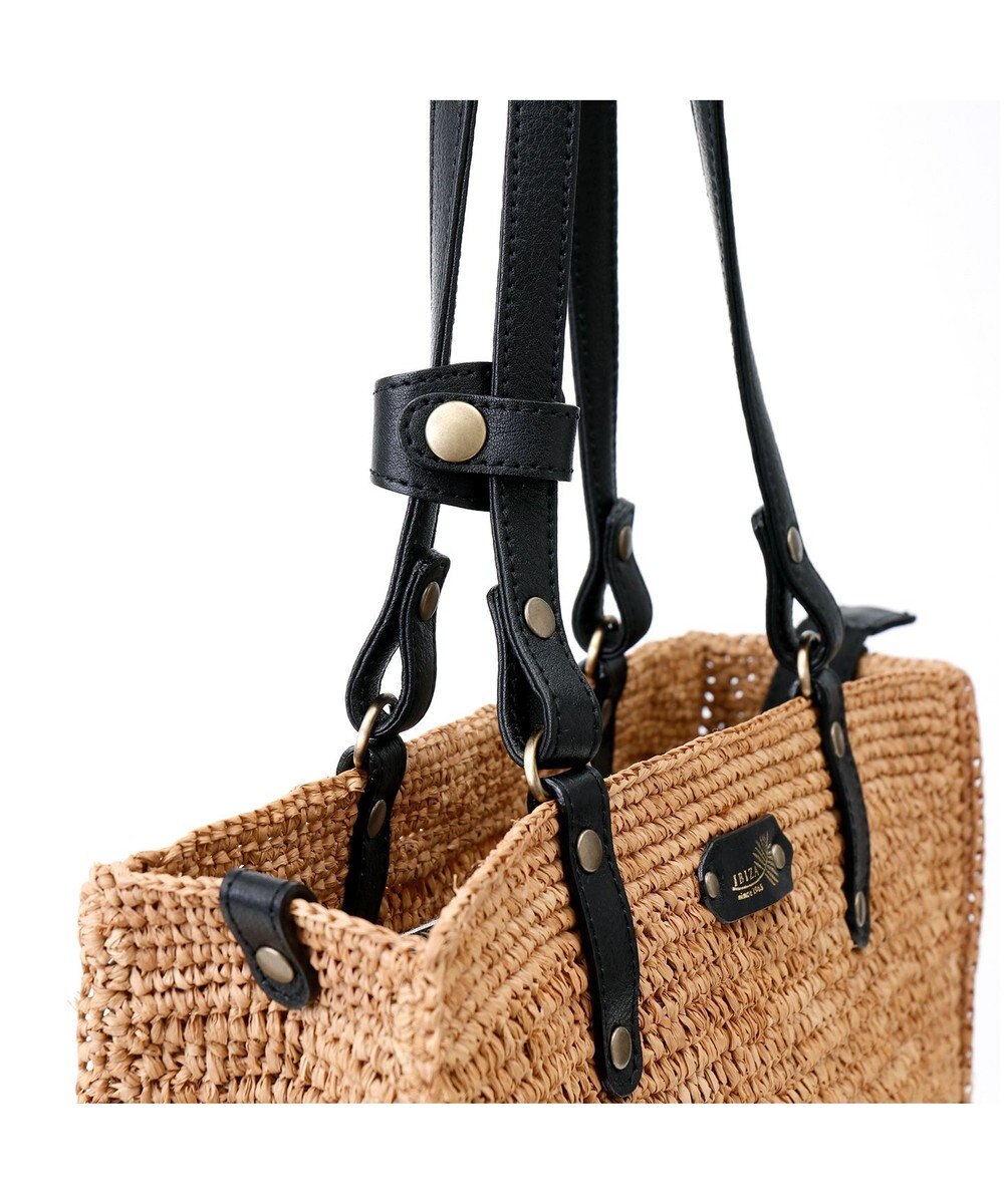 IBIZA ラフィア　セミショルダーバッグ 