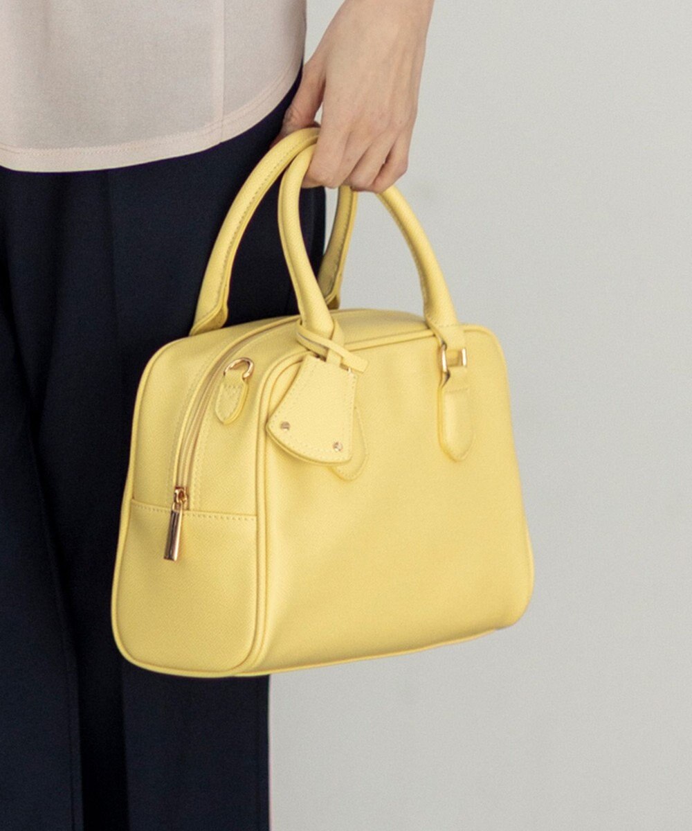 ANY SIS 【2WAY】チャーム付きスクエア ボストンバッグ 