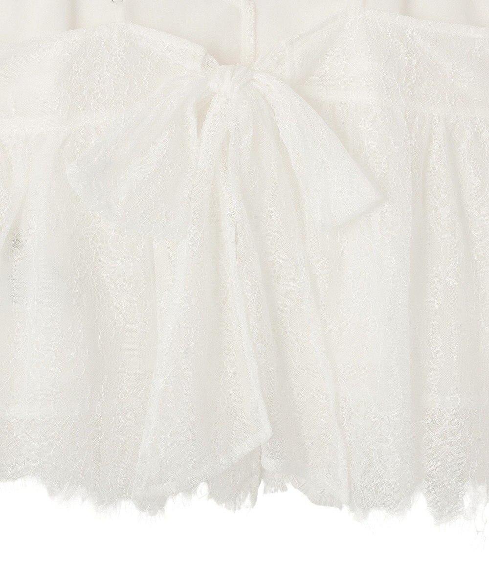 earth music&ecology フリンジレースバックリボンキャミ 