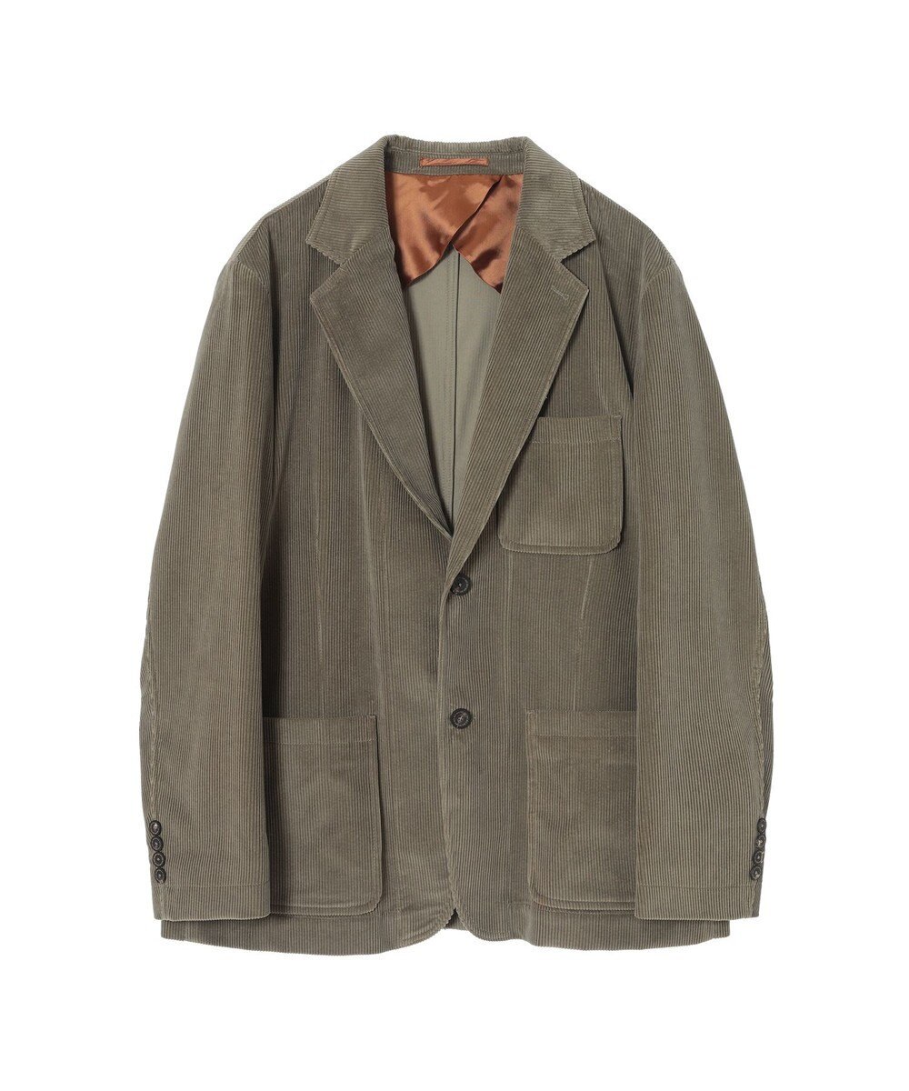 DAKS ソフトイタリアンコーデュロイカジュアルテーラードブレザー 