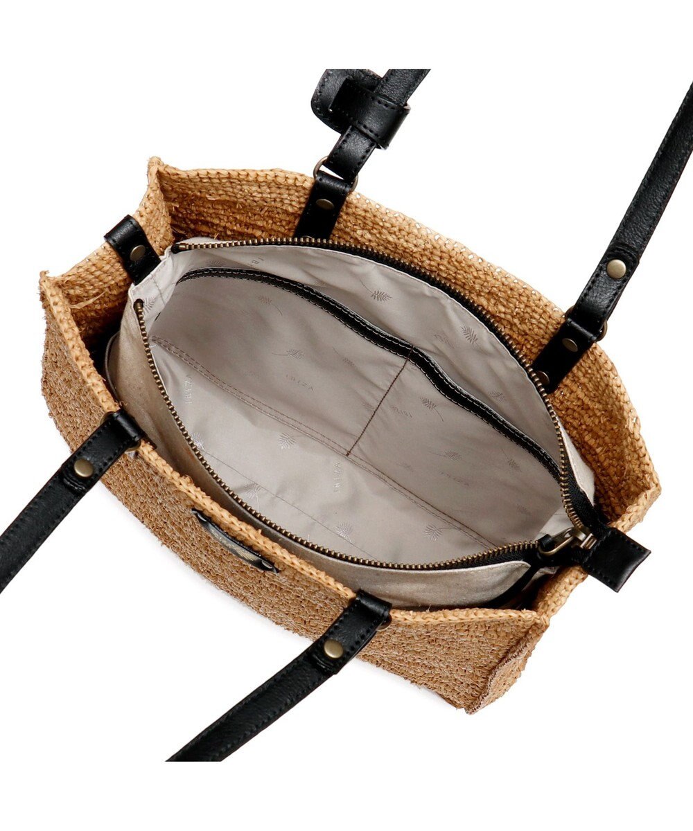 IBIZA ラフィア　セミショルダーバッグ 