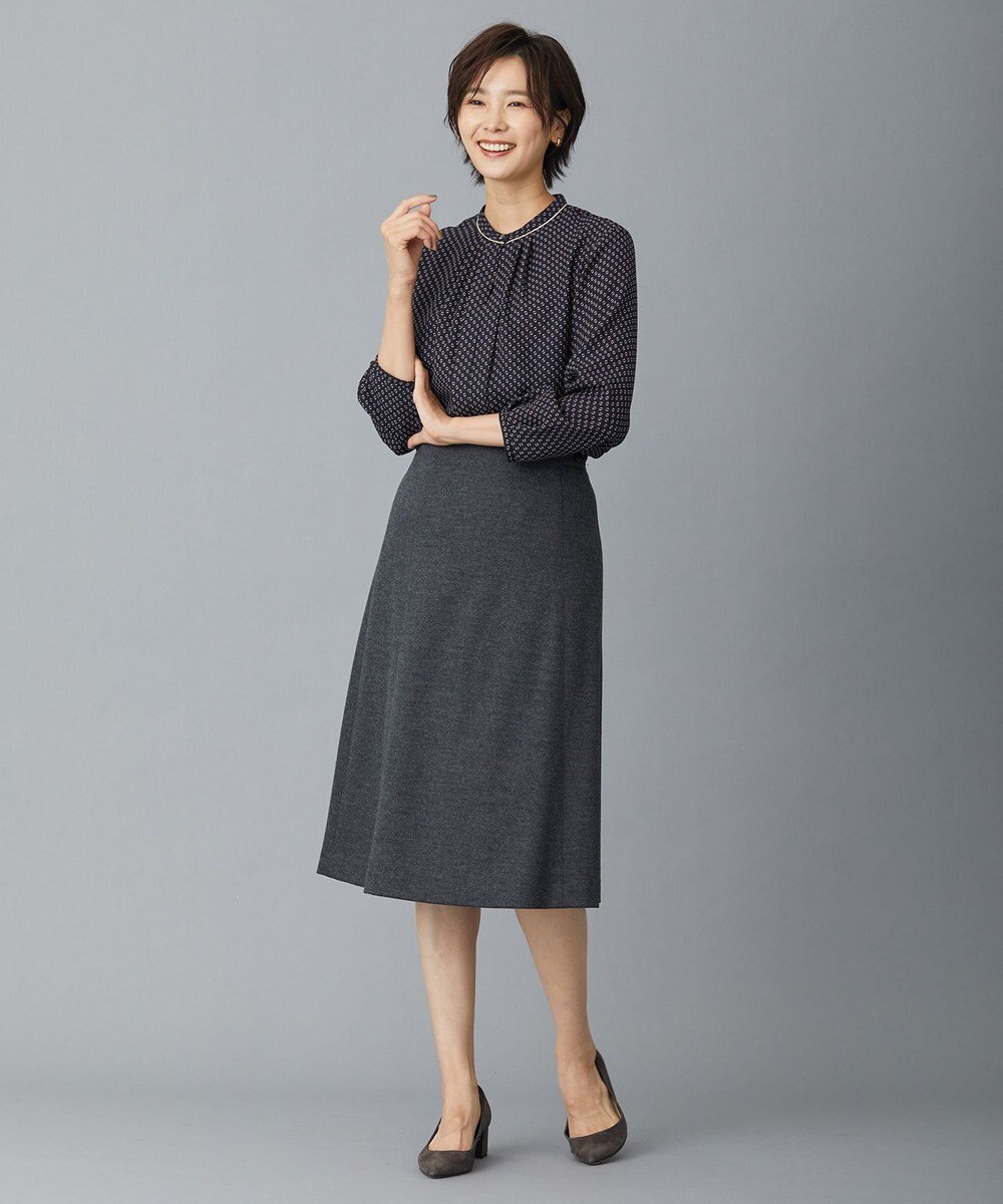 J.PRESS LADIES アクアレジェンドウールジャージー スカート 