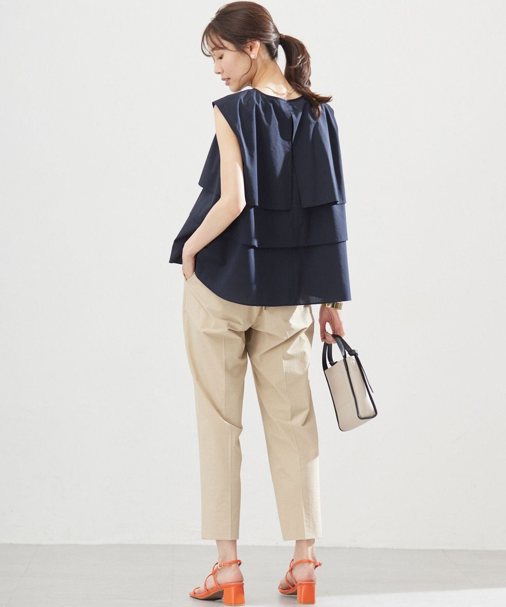 組曲 スーパーライトストレッチテーパード パンツ 