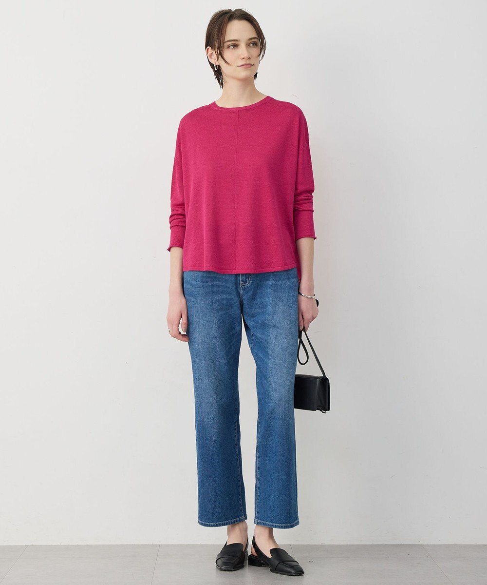 ICB 【先行予約】リネンレーヨンハイゲージ プルオーバーニット 