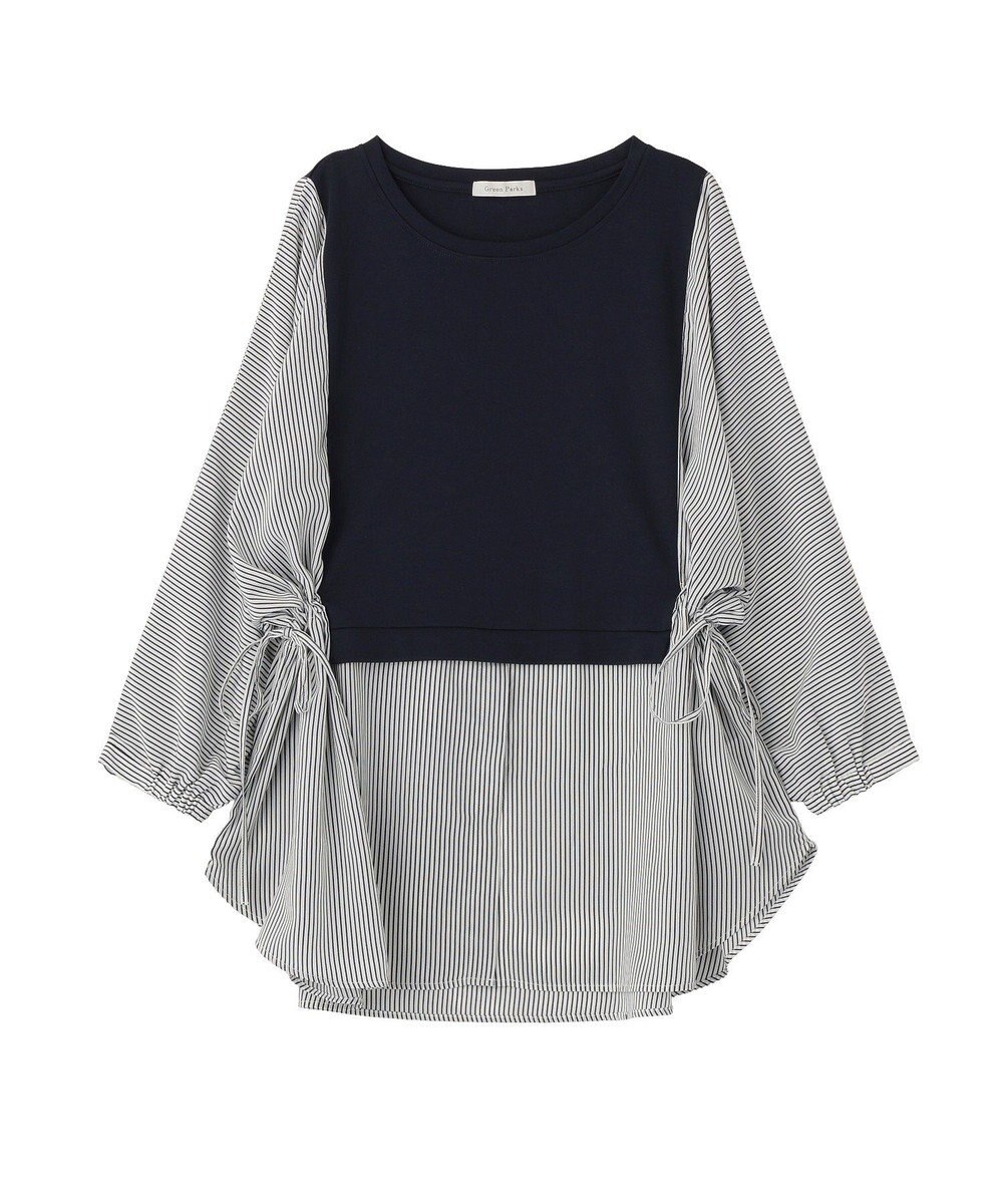 Green Parks 脇リボンドッキングチュニック 