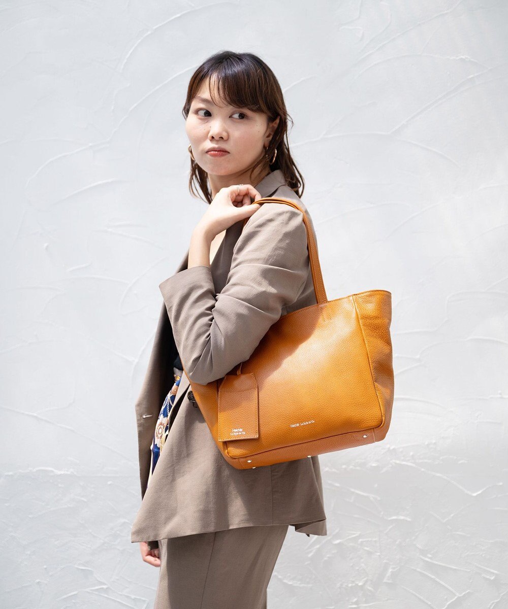 Hekhèr Le Style de Vie 【日本製 / A4サイズ対応/セレモニーにも】シュリンクレザー トートバッグ 
