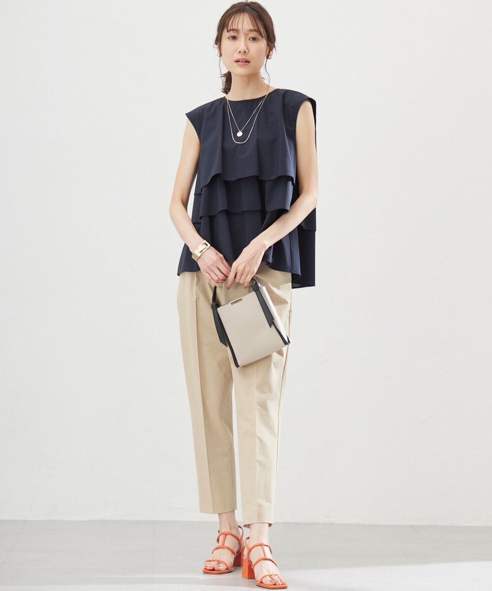 組曲 S スーパーライトストレッチテーパード パンツ 