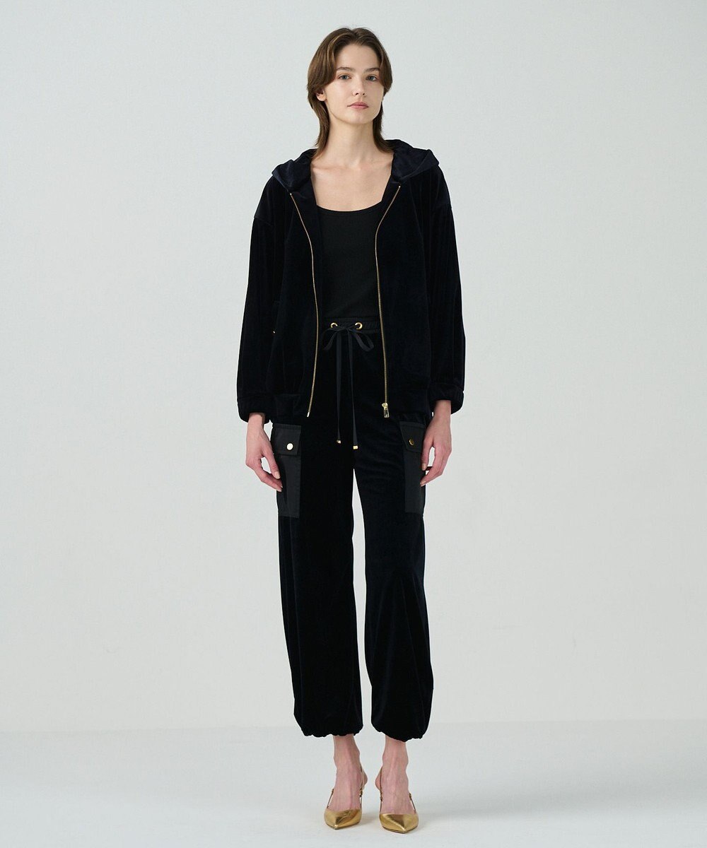 GRACE CONTINENTAL トリアセベロアパンツ 