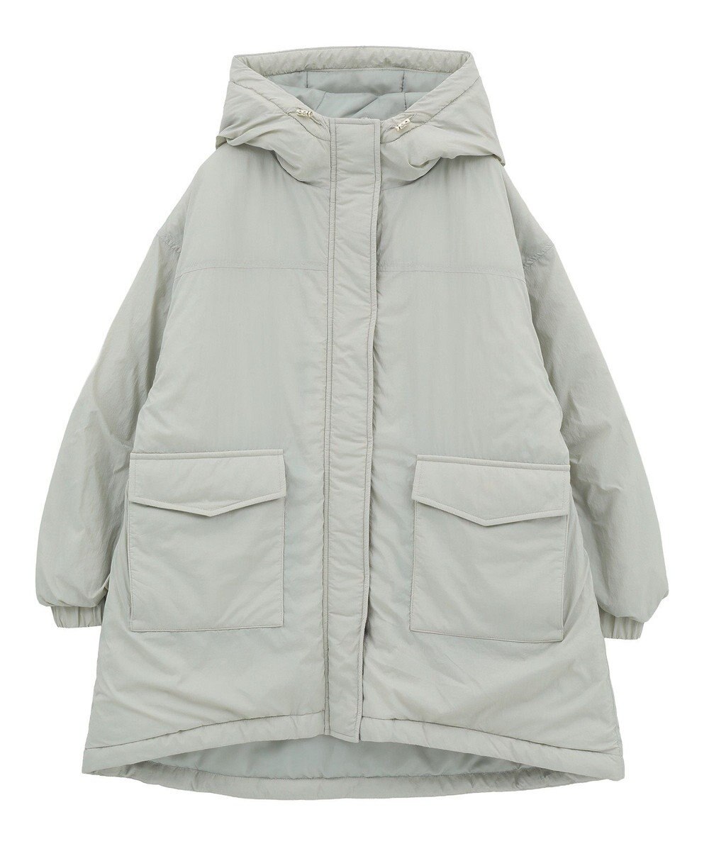 Green Parks フーディ中綿コート 