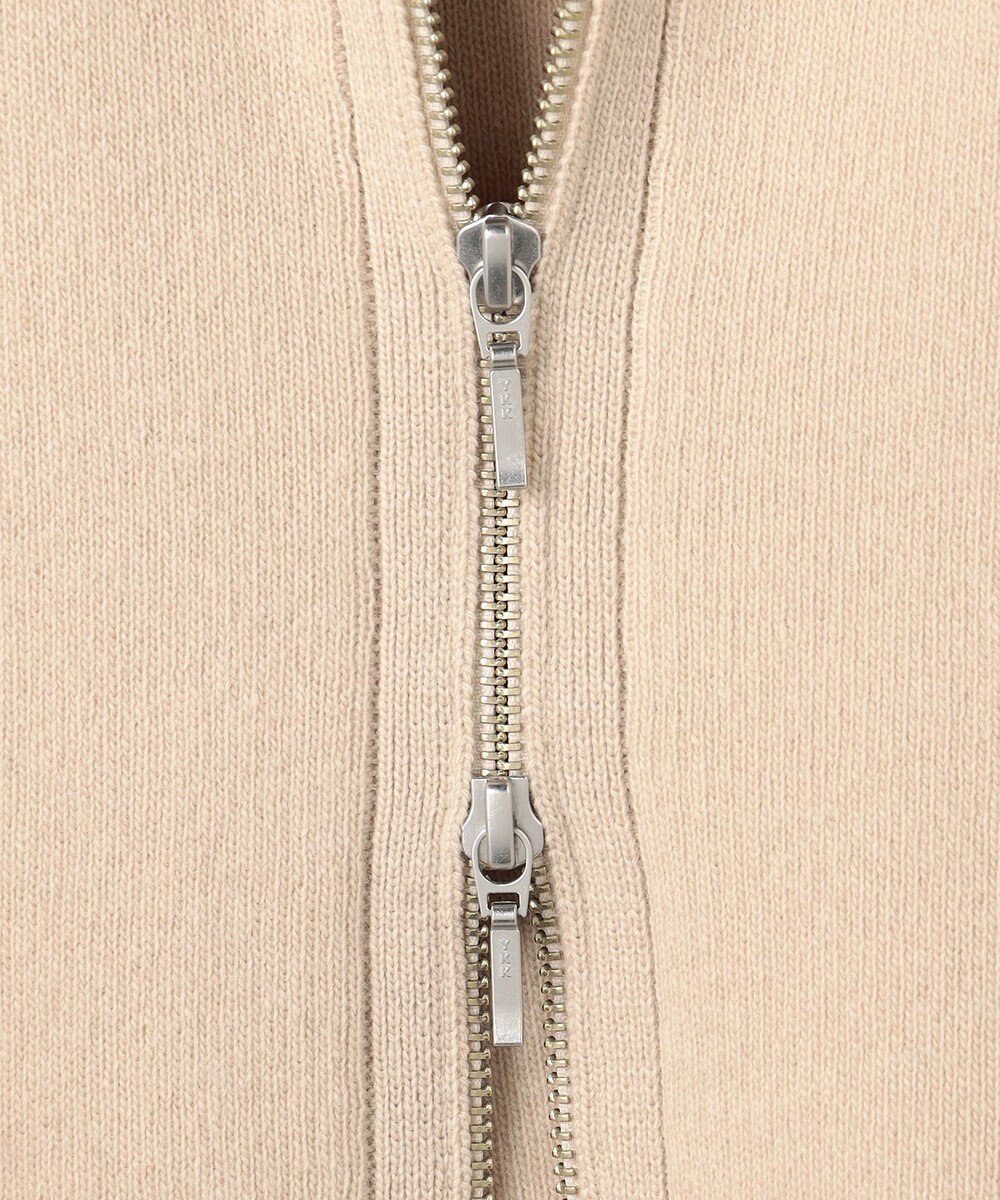 J.PRESS LADIES L CAT ジップアップ ブルゾン ニット 