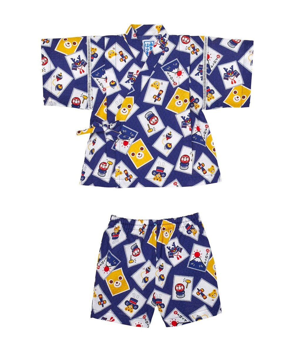 MIKI HOUSE HOT BISCUITS 【ミキハウス】【80-150cm】甚平スーツ 