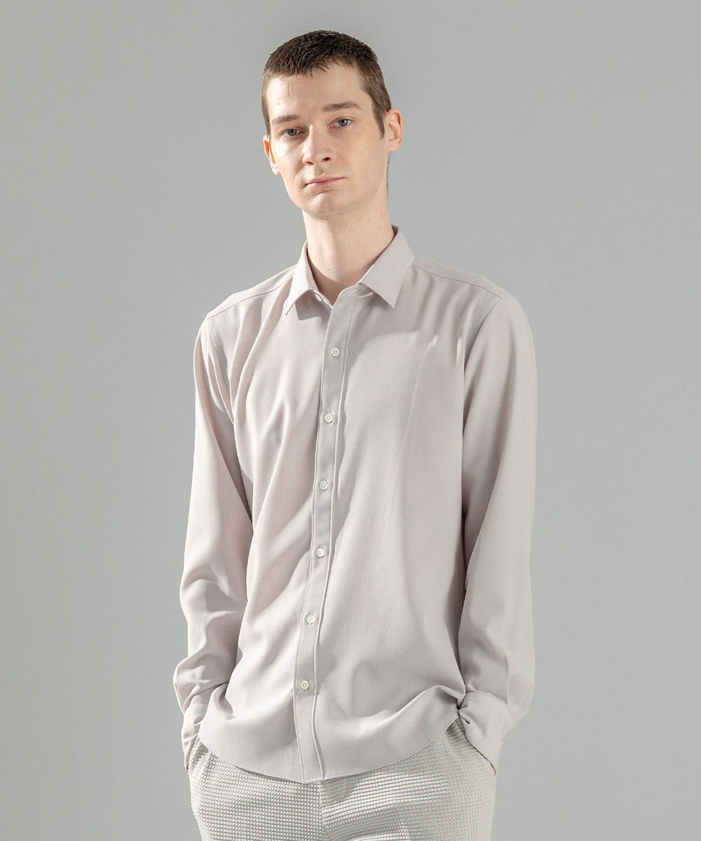 JOSEPH HOMME 新素材【シワになりにくい】テクノボイルストレッチ レギュラーカラーシャツ 