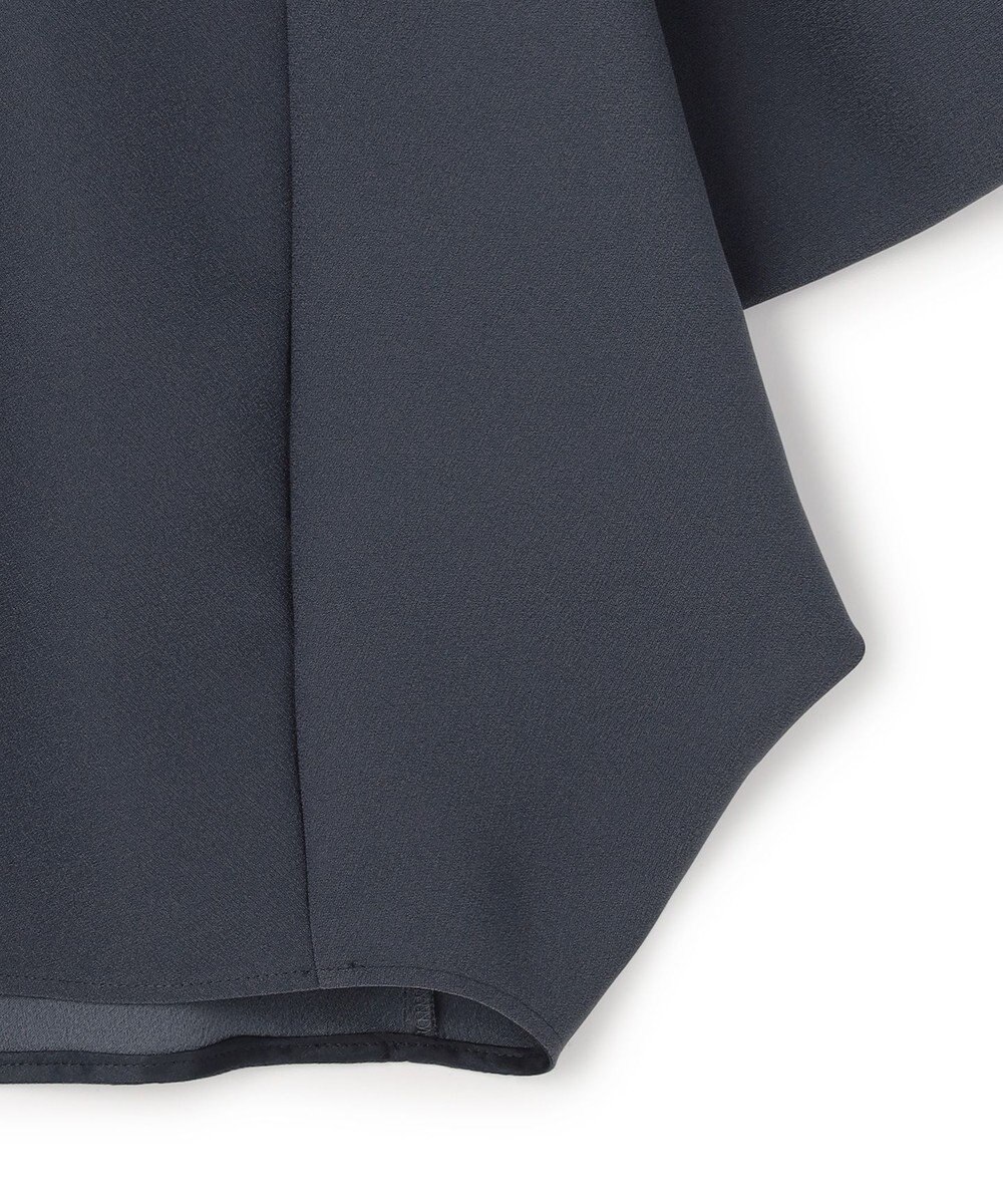 ICB 【先行予約】 FluidBackSatin ドルマンスリーブボウタイブラウス 