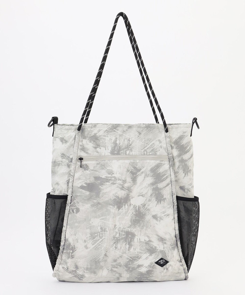 JOSEPH ABBOUD MOUNTAIN 【軽量/ECO撥水/ポケッタブル】エンボスプリント トートバッグ 