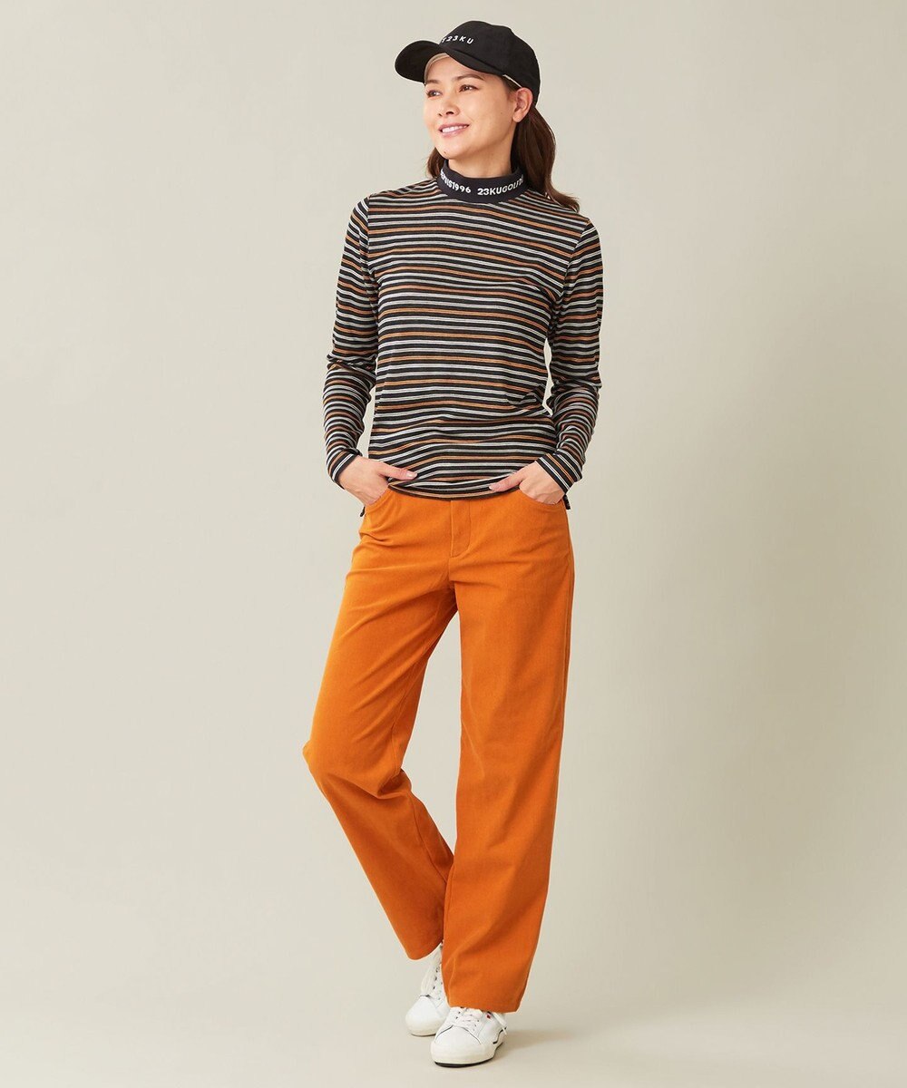 23区GOLF 【WOMEN】コーデュロイ キャップ いつものコーデに合わせやすいシンプル設計 