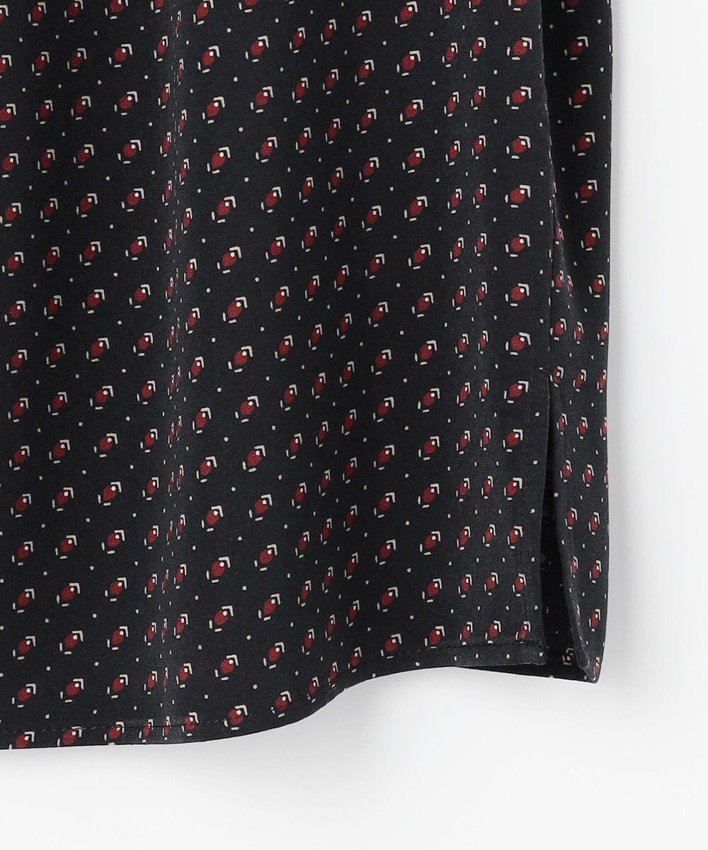 J.PRESS LADIES S スエード幾何プリント ブラウス 