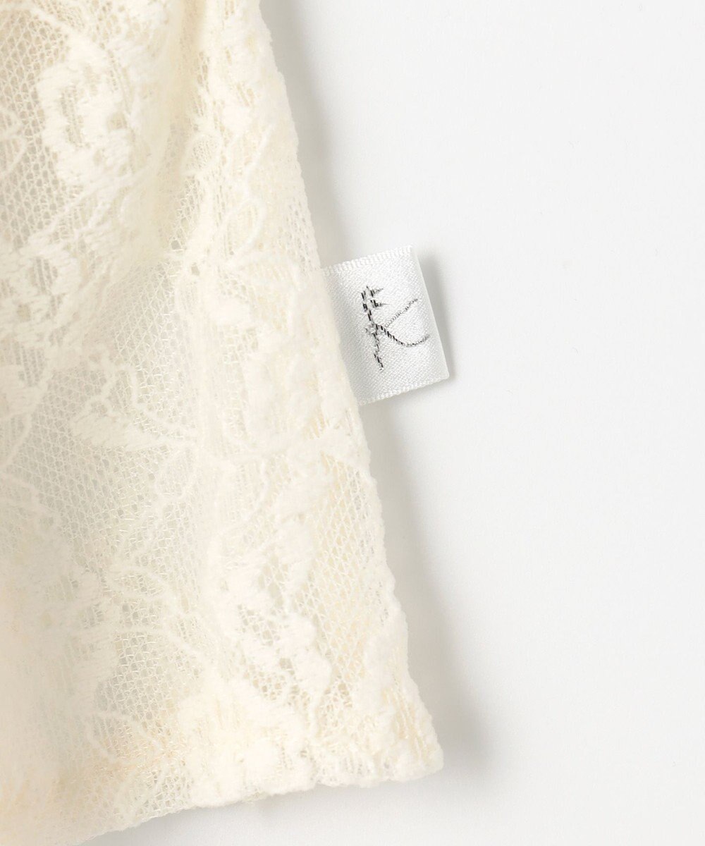 組曲 KIDS 【80-100㎝】スノウレースレイヤードトップス 