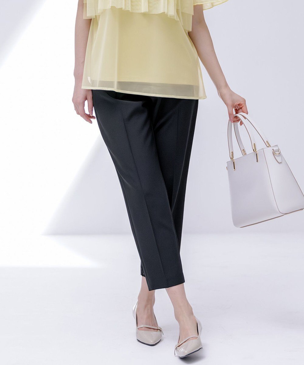 ANY SIS 【UVカット・接触冷感・吸水速乾】スマートビューティストレッチ  テーパードパンツ 