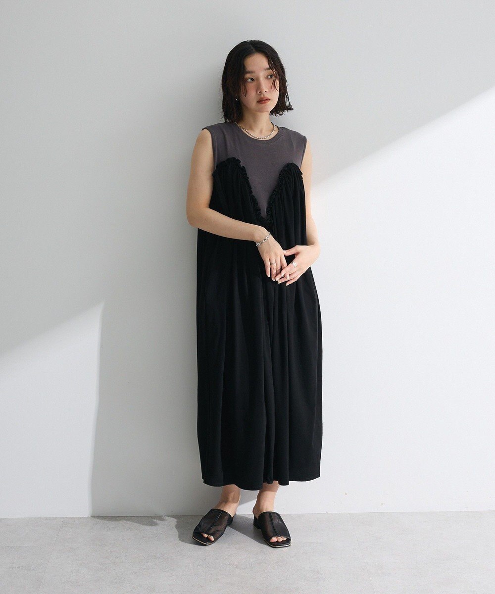 Green Parks ・ＳＵＧＡＲ　ＳＰＯＯＮ　ギャザーノースリーブワンヒ 