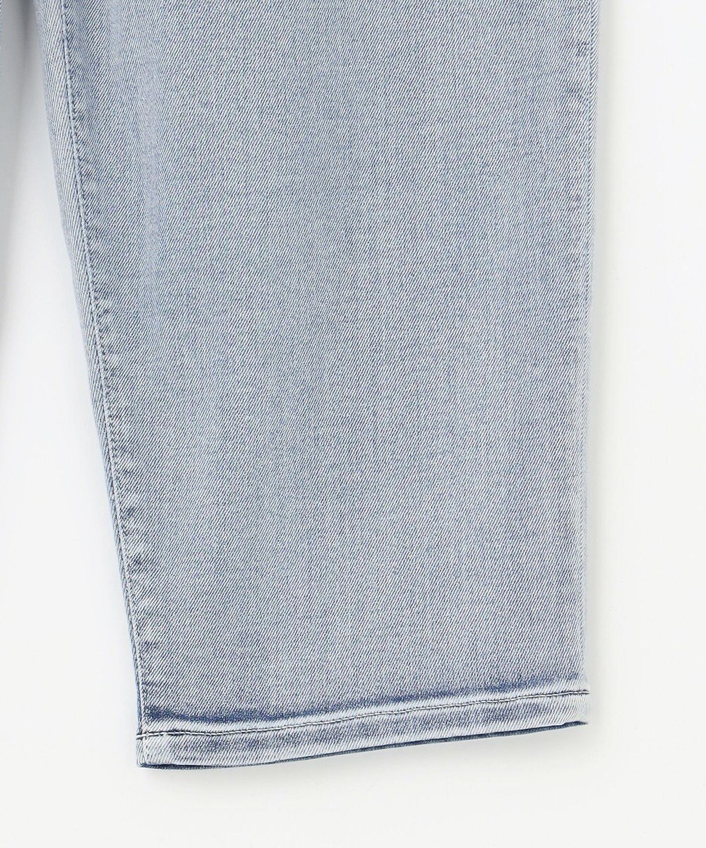 自由区 L 【19号サイズまで展開】ウスカルデニムダーツカーブ パンツ 