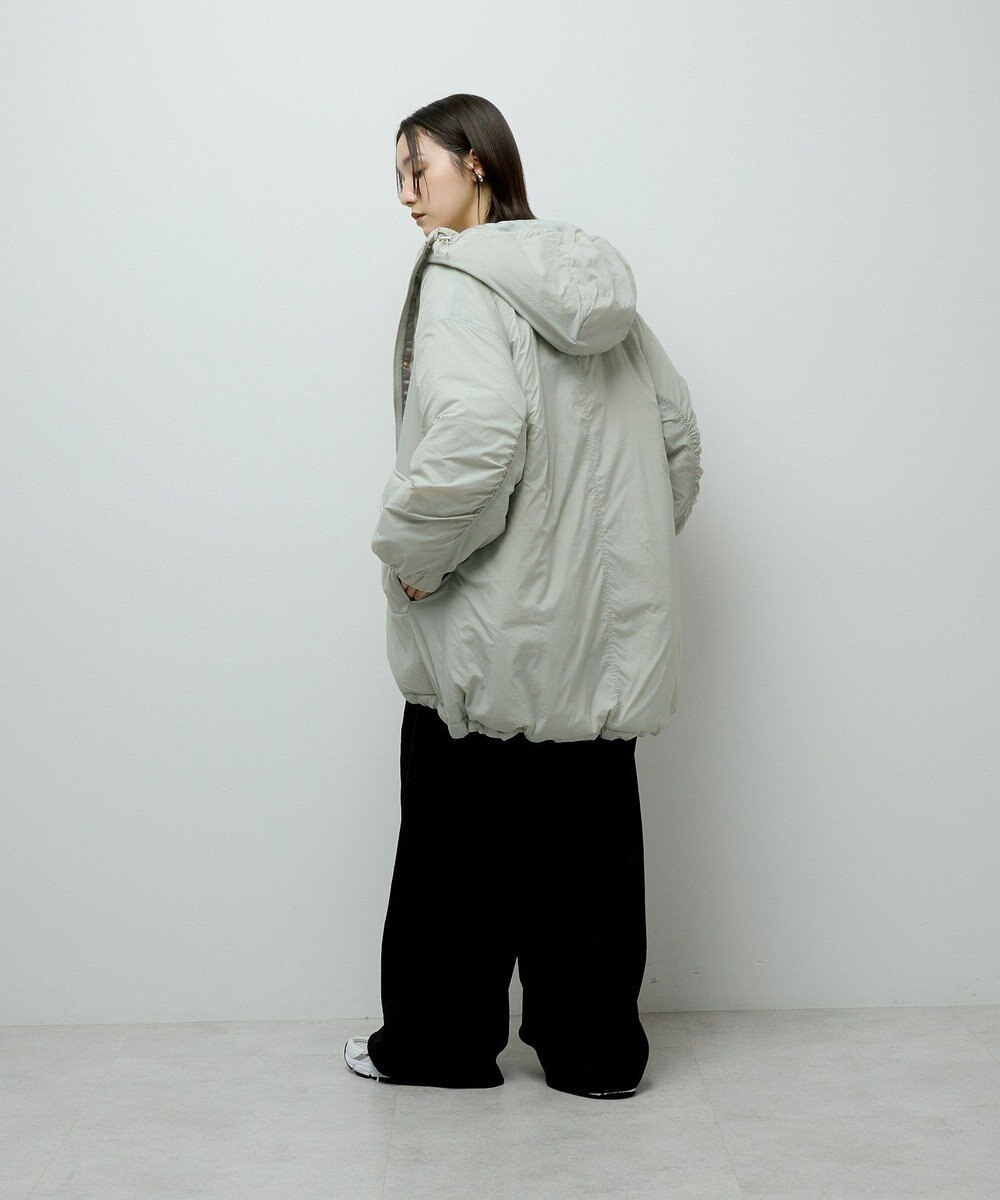 Green Parks フーディ中綿コート 