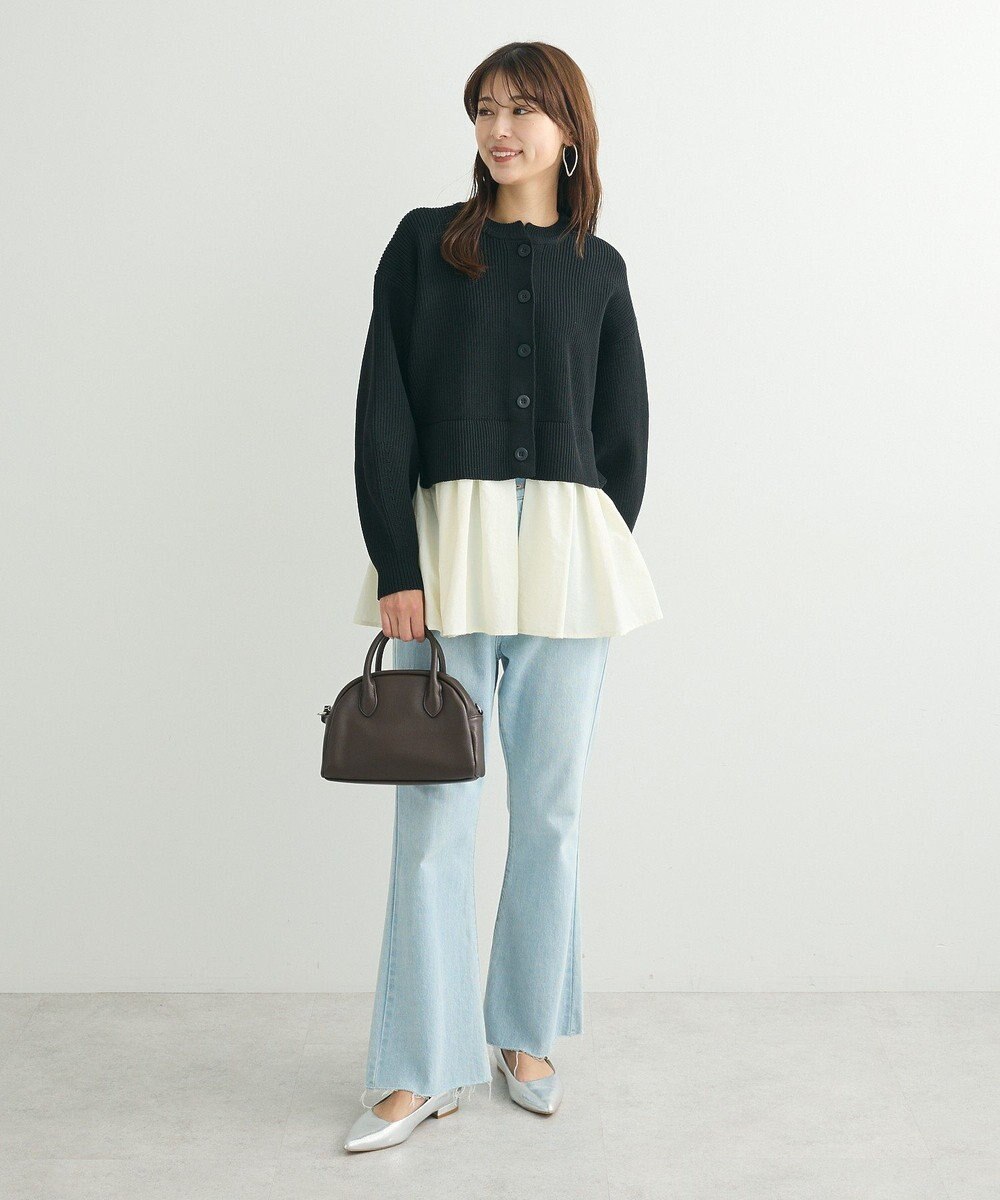 Green Parks ・ＥＬＥＮＣＡＲＥ　ＤＵＥ　スソレイヤーニットカーディカ 