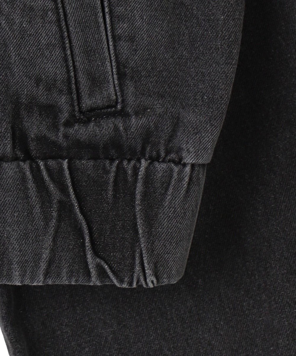 WEGO デニムショートバイカーブルゾン 