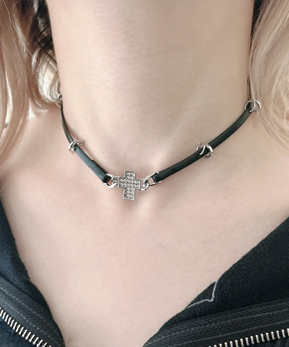 WEGO LキラモチーフPUチョーカー 