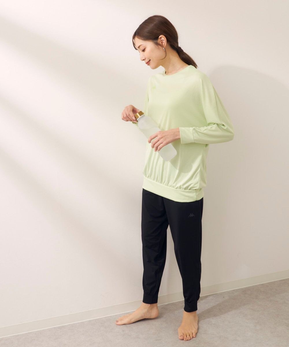 OP／FILA 【Kappa】フィットネスウェア 上下セット 長袖Ｔシャツ＋ロングパンツ 