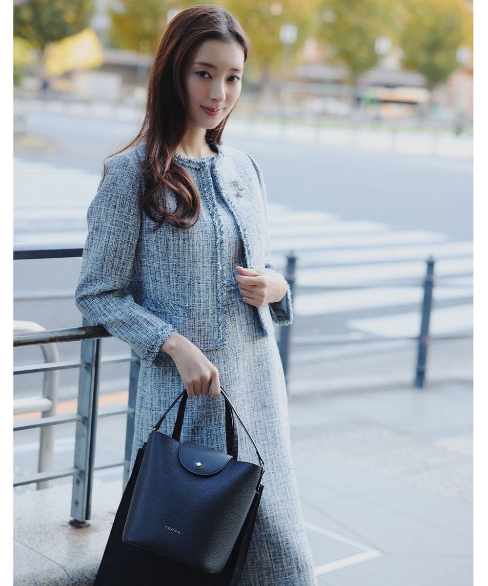 TOCCA PETAL SILHOUETTE LEATHER BAG  レザーバッグ 