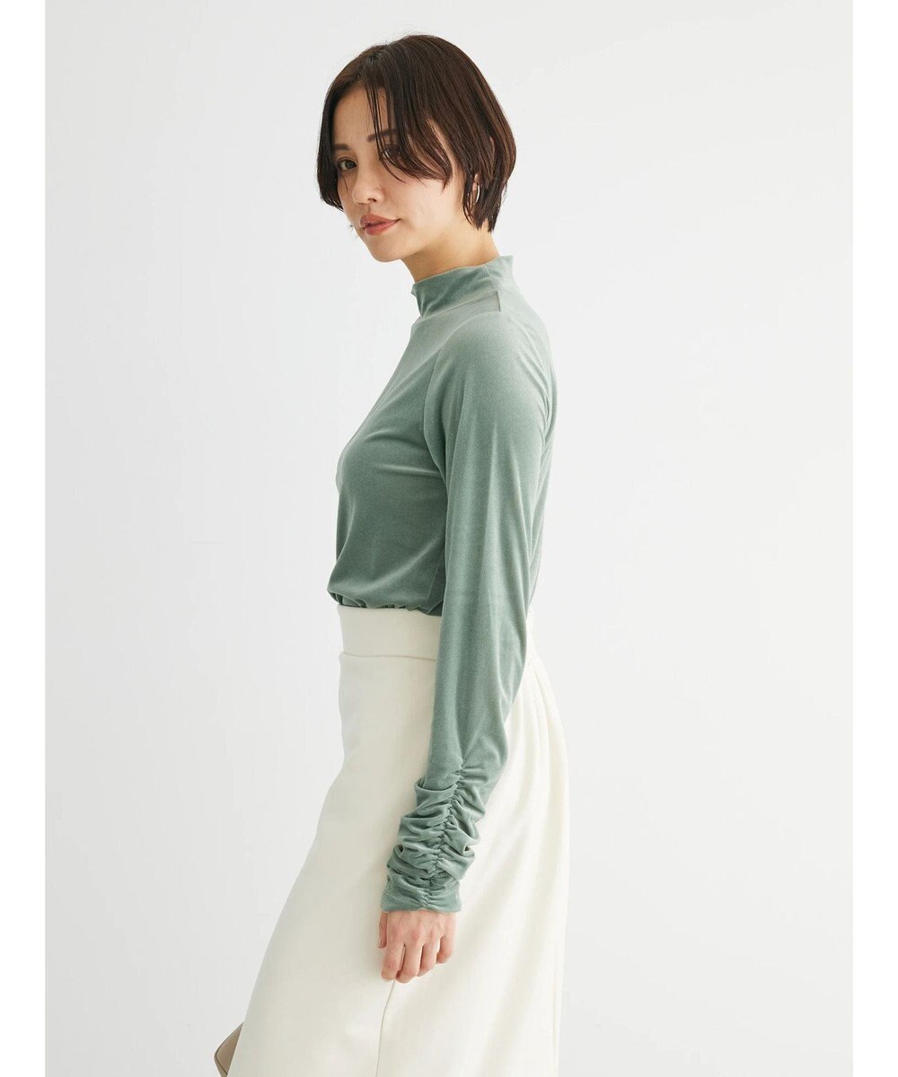 Green Parks ・ＳＵＧＡＲ　ＳＰＯＯＮ　シアーベロアハイネック 