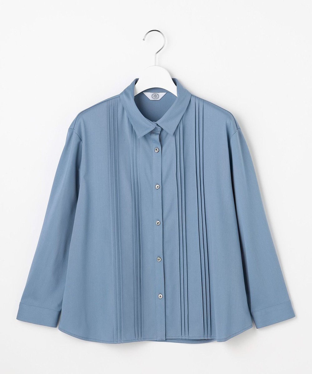 J.PRESS LADIES コンパクトトリコット シャツライク カットソー 