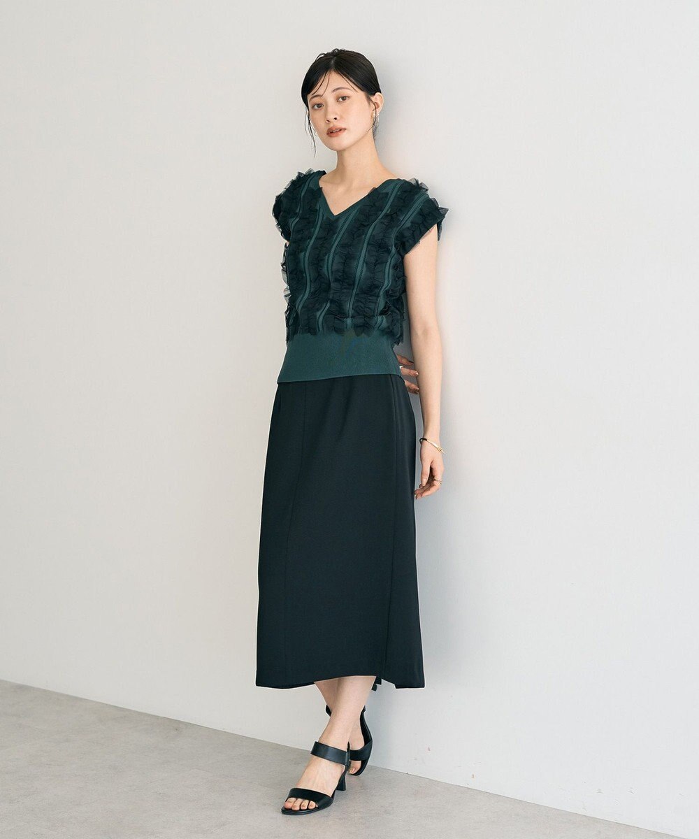 YECCA VECCA ポケットデザインナロースカート 