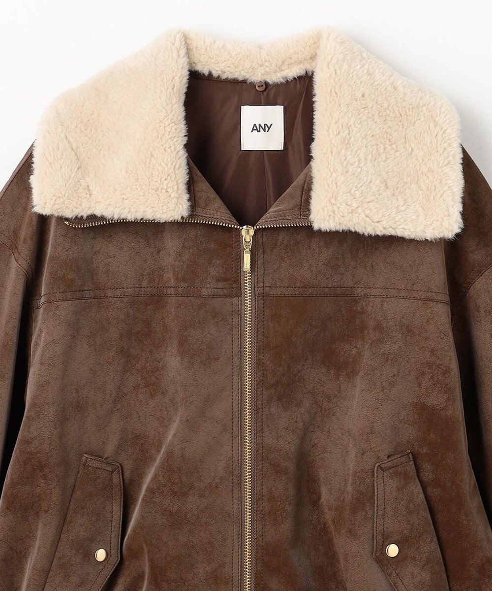 ANY 【2WAY】ボアカラーブルゾン 